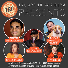 QED Presents - All Pro Comedy Show (4/18 7:30)