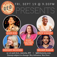 QED Presents (9/19 9:30)