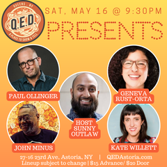 QED Presents (5/16 9:30)