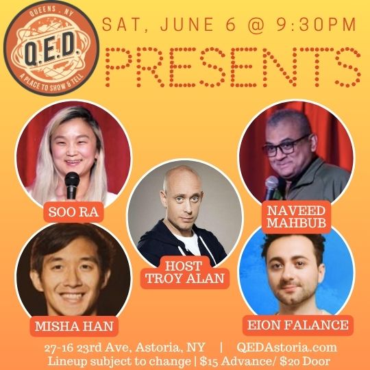 QED Presents (6/6 9:30)