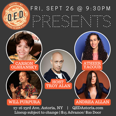 QED Presents (9/26 9:30)