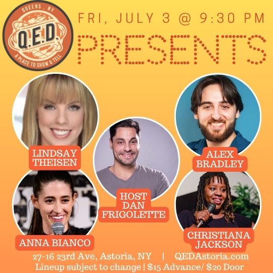 QED Presents (7/3 9:30)