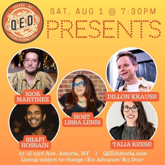 QED Presents (8/1 7:30)