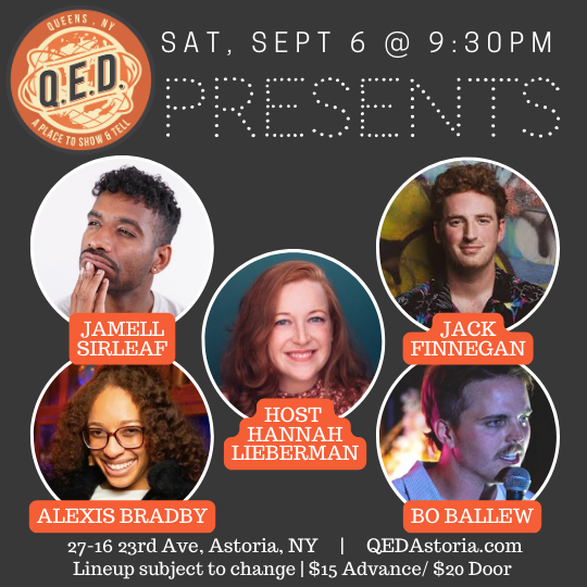 QED Presents (9/6 9:30)