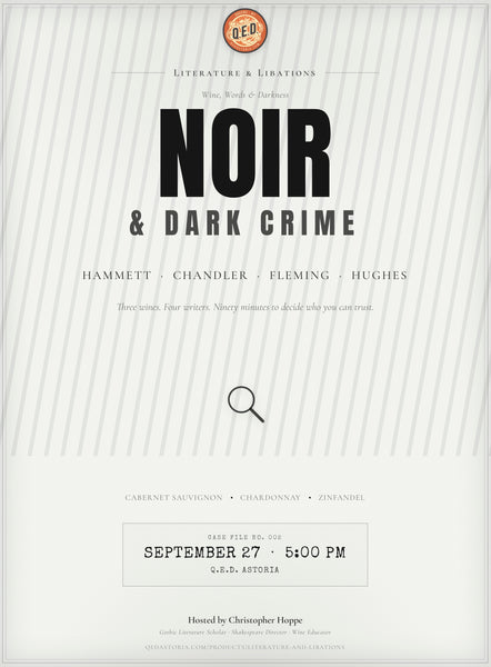 Literature and Libations: Noir