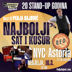 Pedja Bajović: NAJBOLJI' sat i kusur - Best Of iz 20 STAND-UP GODINA