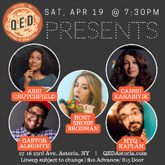 QED Presents - All Pro Comedy Show (4/19 7:30)