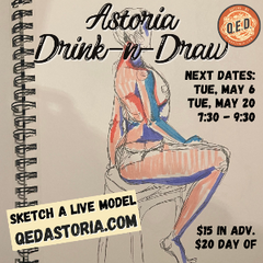 Drink & Draw with a Live Model - MAY 20