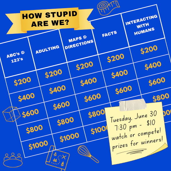 How Stupid Are We?!