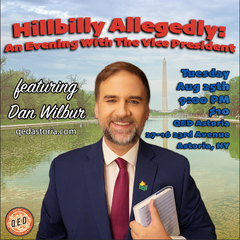 Hillbilly Allegedly: An Evening With The Vice President, Starring Dan Wilbur