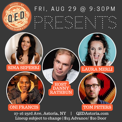 QED Presents (8/29 9:30)